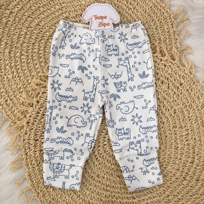 Kit 3 calças- Safari azul Jeans, Azul jeans e aviãozinho